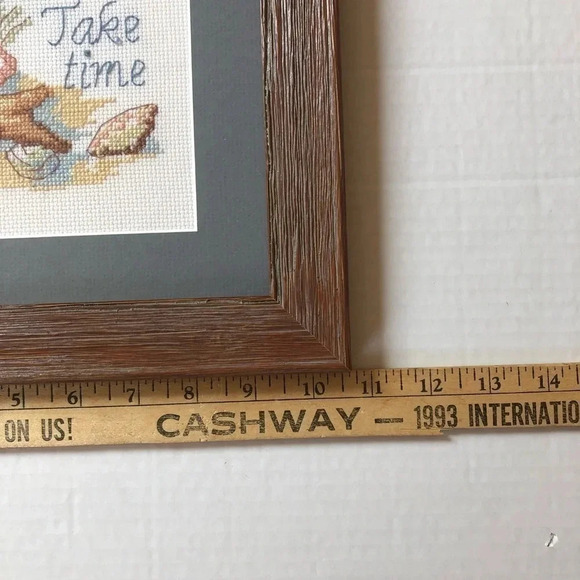 Framed Coastal  Cross Stitch - Picture 4 of 6